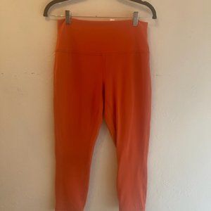 Lululemon  Leggings size 10 High Rise Pant  Canyon Orange